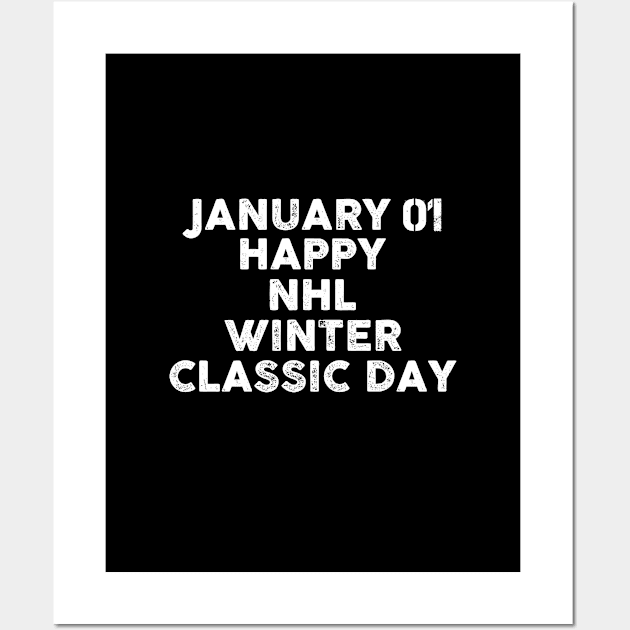 NHL Winter Classic Day Wall Art by Artistry Vibes